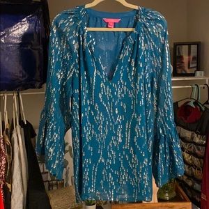 Dark teal shirt